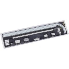 Универсальный карниз для ванной комнаты Savol SK-8050W, белый