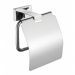 Держатель туалетной бумаги Vieir (Виеир) V5009 с крышкой, хром