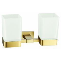 Стакан Vieir (Вьеир) V5006-S двойной, матовое золото