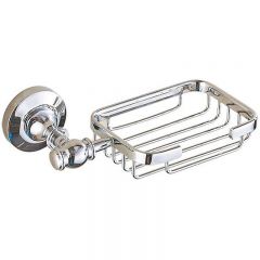 Мыльница Ceramalux (Керамалюкс) Bianco 52005, хром