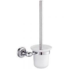 Ершик для унитаза Ceramalux (Керамалюкс) Bianco 52013, хром