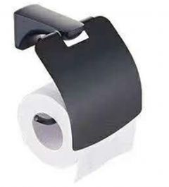 Держатель туалетной бумаги Ceramalux (Керамалюкс) Monelli 70007, черный матовый