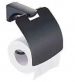 Держатель туалетной бумаги Ceramalux (Керамалюкс) Monelli 70007, черный матовый