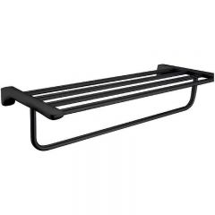 Полка для полотенец Ceramalux (Керамалюкс) Monelli 70010, черный матовый