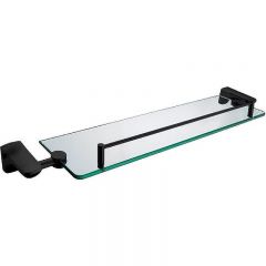 Стеклянная полка Ceramalux (Керамалюкс) Monelli 70011, черный матовый