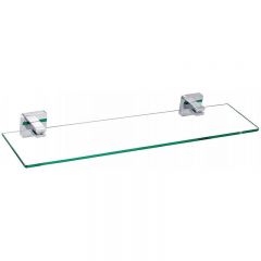 Стеклянная полка Ceramalux (Керамалюкс) Quadro 61911, хром