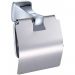 Держатель туалетной бумаги Ceramalux (Керамалюкс) Domino 95407 с крышкой, хром