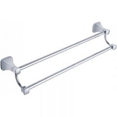 Полотенцедержатель Ceramalux (Керамалюкс) Domino 95409 двойной, хром