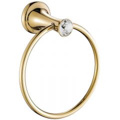 Кольцо для полотенец Ceramalux (Керамалюкс) Valencia 88506G, золото