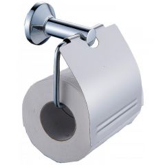 Держатель туалетной бумаги Ceramalux (Керамалюкс) Fleur 78307 с крышкой, хром