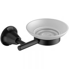 Мыльница Ceramalux (Керамалюкс) Biatrichi 73004-1, черный матовый