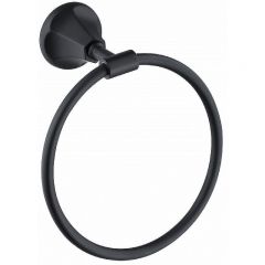 Кольцо для полотенец Ceramalux (Керамалюкс) Biatrichi 73006-1, черный матовый