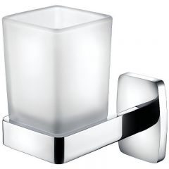 Стакан для зубных щеток Ceramalux (Керамалюкс) Cube 12602, хром