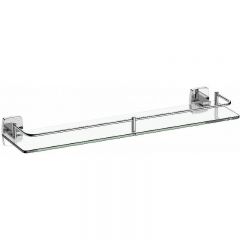 Стеклянная полка Ceramalux (Керамалюкс) Cube 12611, хром