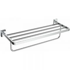 Полка для полотенец Ceramalux (Керамалюкс) Cube 12610, хром