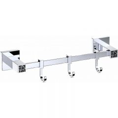 Вешалка для полотенец Ceramalux (Керамалюкс) Venezia 88618-1, хром