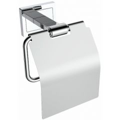 Держатель туалетной бумаги Ceramalux (Керамалюкс) Gamma 12307 с крышкой, хром