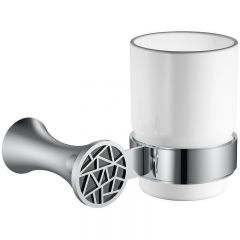 Стакан для зубных щеток Ceramalux (Керамалюкс) Virginia 94302A, хром