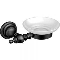 Мыльница Ceramalux (Керамалюкс) Elegance 95804, черный матовый