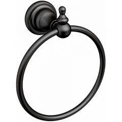 Кольцо для полотенец Ceramalux (Керамалюкс) Elegance 95806, черный матовый