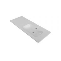 Керамическая раковина BelBagno чаша справа, BB1200ETL-R, 1210x460x175 белый