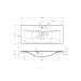 Раковина из искусственного камня BelBagno BB1000/445-LV-ART-PR-NERO, 1000x455x150 черный матовый