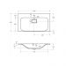 Раковина из литьевого мрамора BelBagno BB800/450-LV-MR-FT, 800x450x142 белый