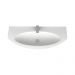 Стеклянная раковина Cezares Eden 82368 Extra light, 122x52 см белый
