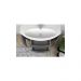 Стеклянная раковина Cezares Eden 82368 Extra light, 122x52 см белый