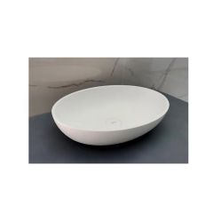 Раковина накладная Abber (Аббер) Stein AS2635 белая матовая