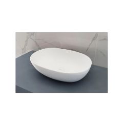 Раковина накладная Abber (Аббер) Stein AS2636 белая матовая