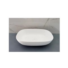 Раковина накладная Abber (Аббер) Stein AS2637 белая матовая