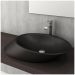 Накладная раковина Боччи Vessel 1013-004-0125 72 матовая черная, овальная, Bocchi