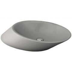 Накладная раковина Боччи Vessel 1013-006-0125 72 матовая серая, овальная, Bocchi