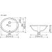 Раковина Ceramicanova (Керамиканова) Element встраиваемая сверху 195х510х420 мм CN6042 Белый