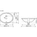 Раковина Ceramicanova Element встраиваемая сверху 195х560х420 мм CN6043 Белый