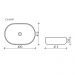 Раковина Ceramicanova Element накладная 135х600х415 мм CN6047MB Черный Матовый