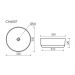Раковина Ceramicanova Element накладная 125х355х355 мм CN6007 Черный матовый