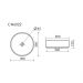 Раковина Ceramicanova (Керамиканова) Element накладная 120х390х390 мм CN6022MB Черный Матовый