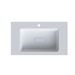 Раковина для ванной полувстраиваемая Uperwood (Упервуд) Modul, 80 см, прямоугольная, белый глянцевый 2911020340