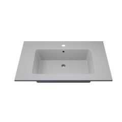 Раковина для ванной полувстраиваемая Uperwood (Упервуд) Parma Quartz, 85 см, белый матовый, жасмин 291003009