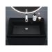 Раковина кварцевая для ванной Uperwood (Упервуд) Classic Quartz, 70 см, черный матовый, космос 291030017