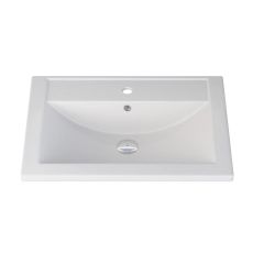 Раковина кварцевая для ванной Uperwood (Упервуд) Foster Quartz, 60 см, белый матовый, жасмин 291030051