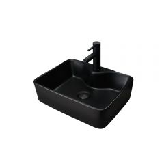 Раковина накладная Gid Geomtrico 48x37x13см, Bm9091 53373, черный матовый