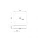 Раковина накладная Gid Geomtrico 50x38x14.5см, N9129bg 53381, черный графит