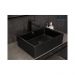 Раковина накладная Gid Geomtrico 50x38x14.5см, N9129bg 53381, черный графит