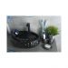 Раковина накладная Gid Lago 48x34x15см, 9030bf 52232, черный глянцевый