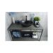 Раковина накладная Gid Lago 41x34x15см, Nc901 52223, черный матовый
