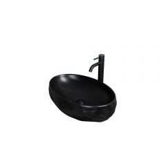 Раковина накладная Gid Lago 60x40x15см, Bm9030wx 53385, черный матовый