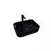 Раковина накладная Gid Geomtrico 50x39x13см, BL1304 53351, черный глянцевый